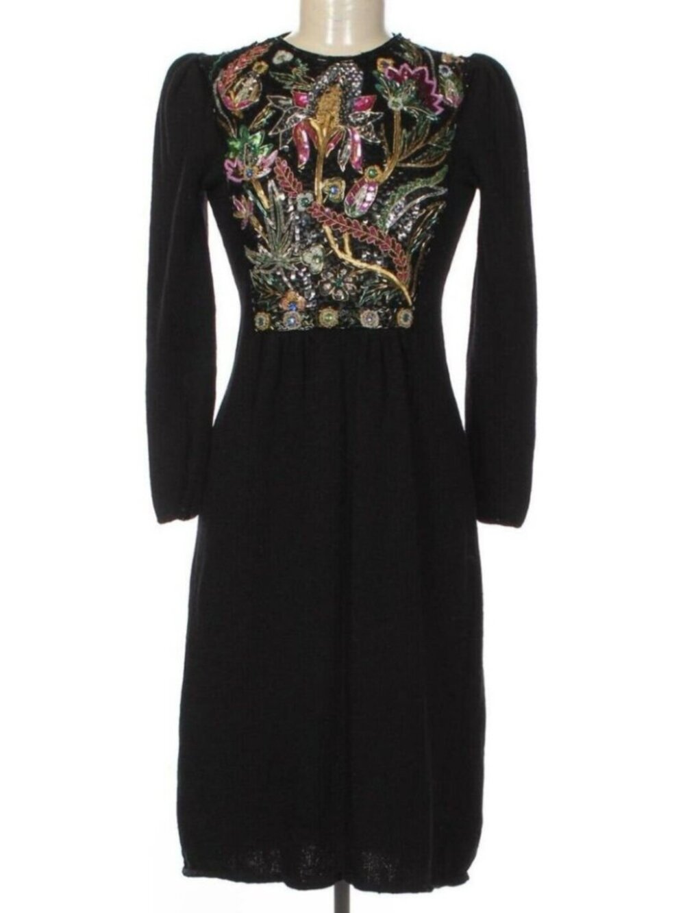 Vintage Ciao Petites Beaded Sequin Evening Dress.  SZ 10 P